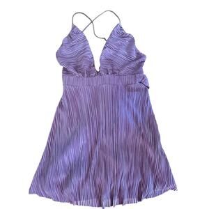 Lucy In The Sky Womens Juniors Pink Shimmery Prom Dress Size Small